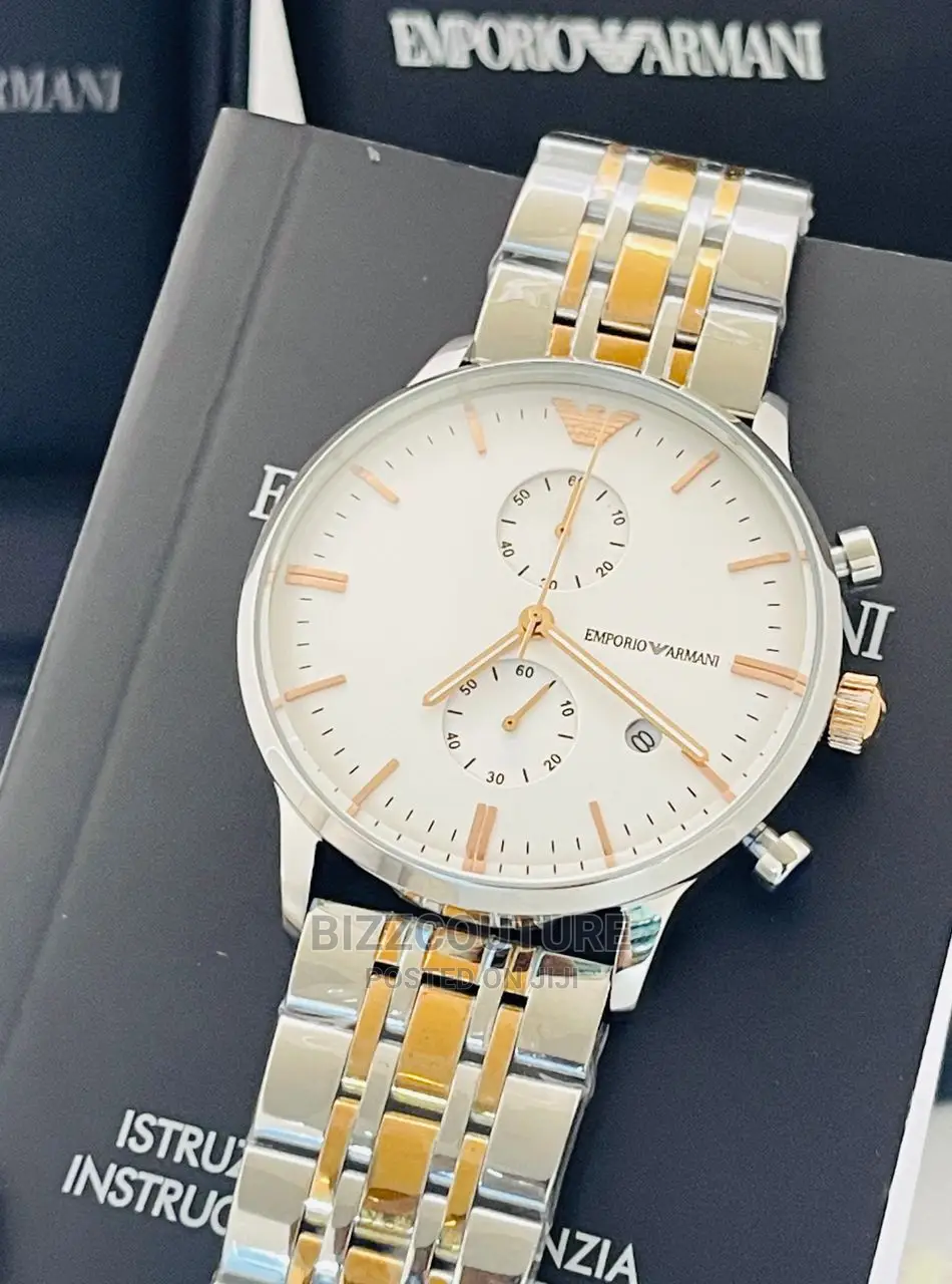 Original EMPORIO ARMANI Chain Strap Watch Available in Store