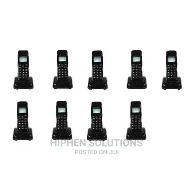 Mobile Wireless Intercom Phone - 9 Extensions Cordless Handsets