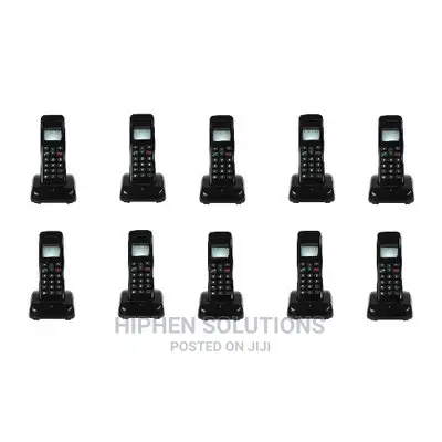 Mobile Wireless Intercom Phone - 10 Extensions Cordless Handsets