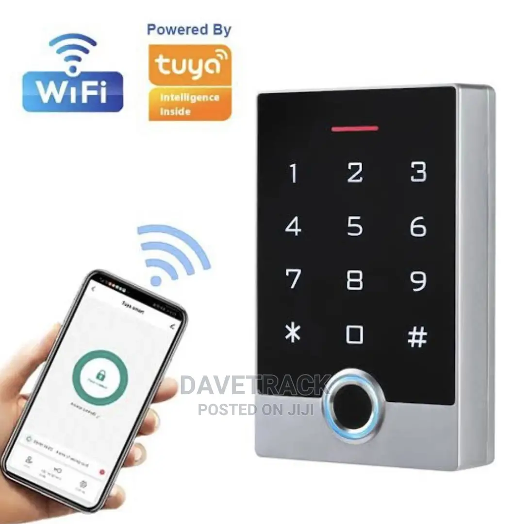 WIFI Tuya Smart Door Lock Waterproof Door Access Control