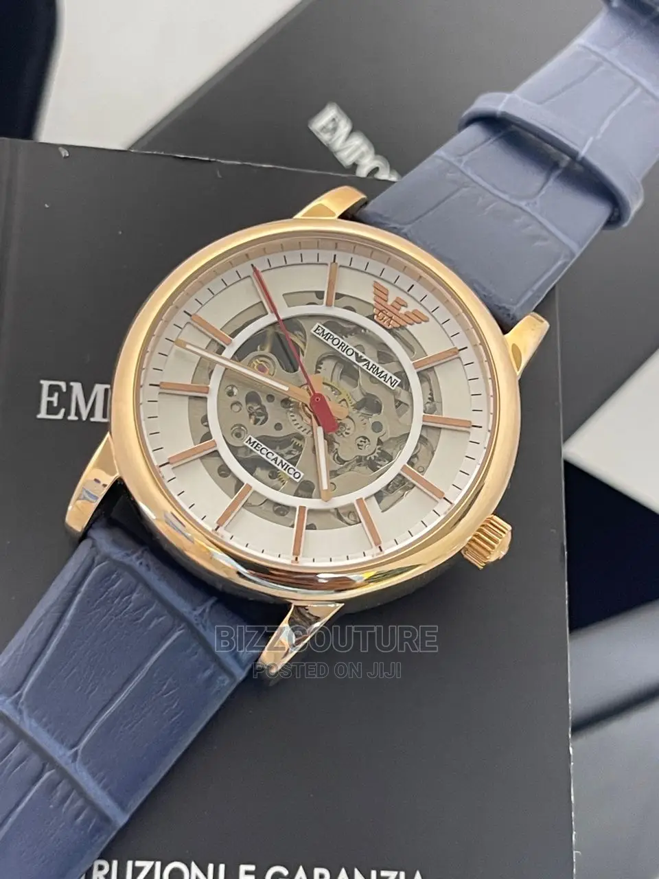 Original EMPORIO ARMANI Leather Strap Available in Store