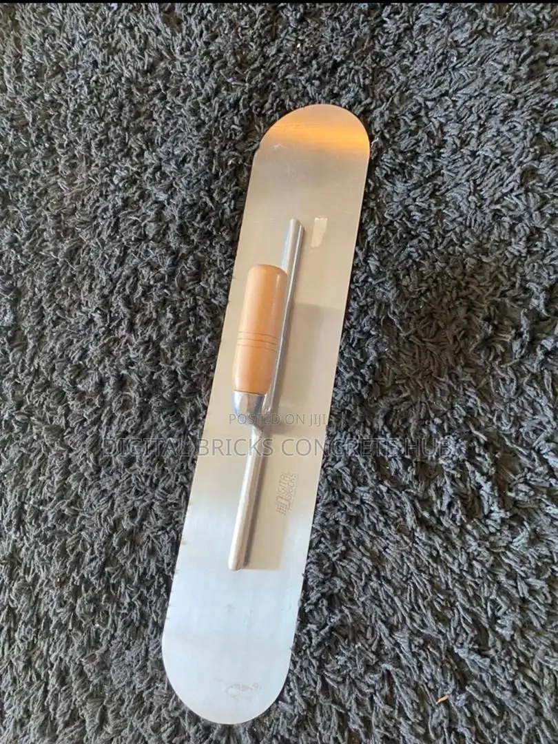 24” Concrete Trowel With Brown Handle for Stamp Concrete Finish