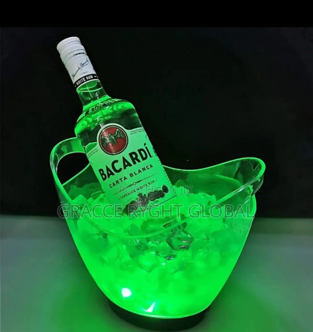 Acrylic Wine Bucket With Led Light