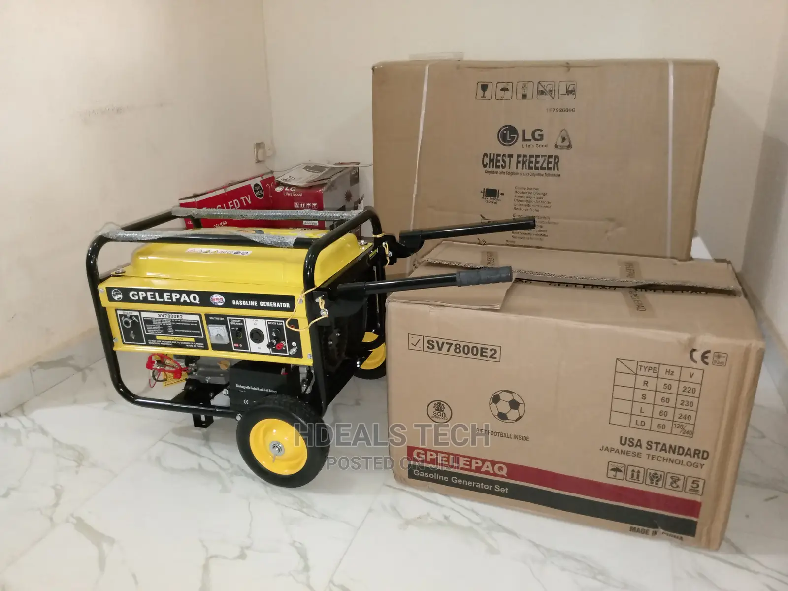 Quality 5.0KVA Gp-Elepaq Key-Start Generator [SV7800E2].