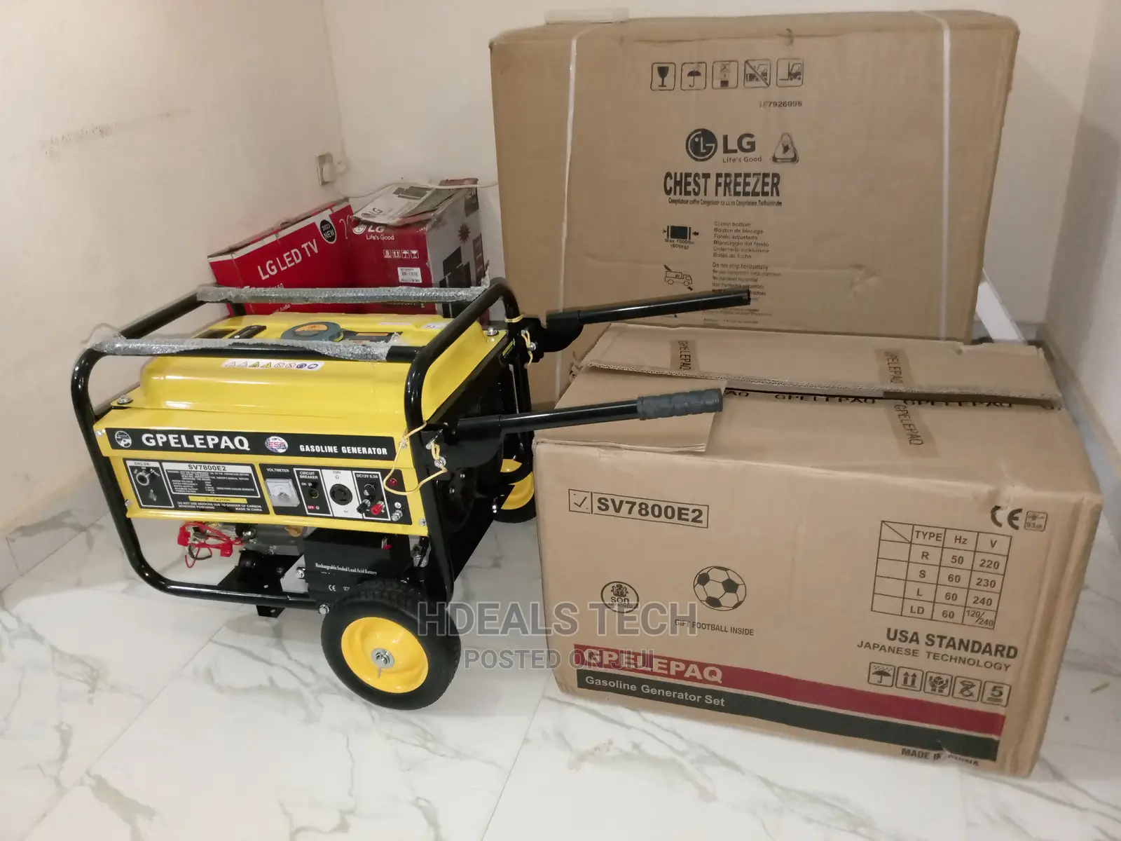 Quality 5.0KVA Gp-Elepaq Key-Start Generator [SV7800E2].