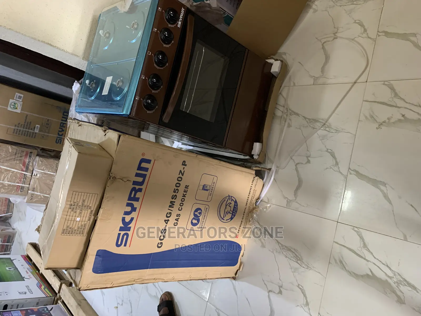 Skyrun(4burners 4+0)Gcs-4g/Ms500z-P-Gas Cooker-Auto Ignition