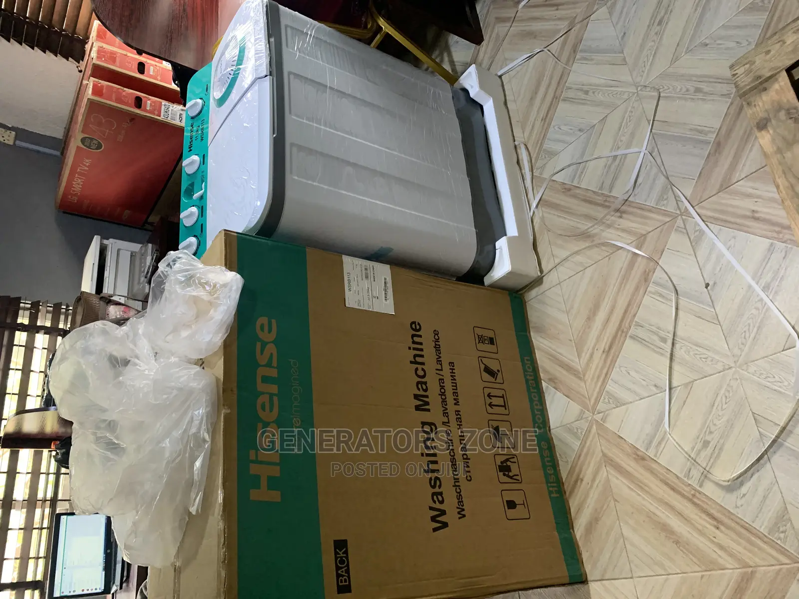 11kg Hisense Wsrb113 Twin Tub Semi-Automatic Washing Machine