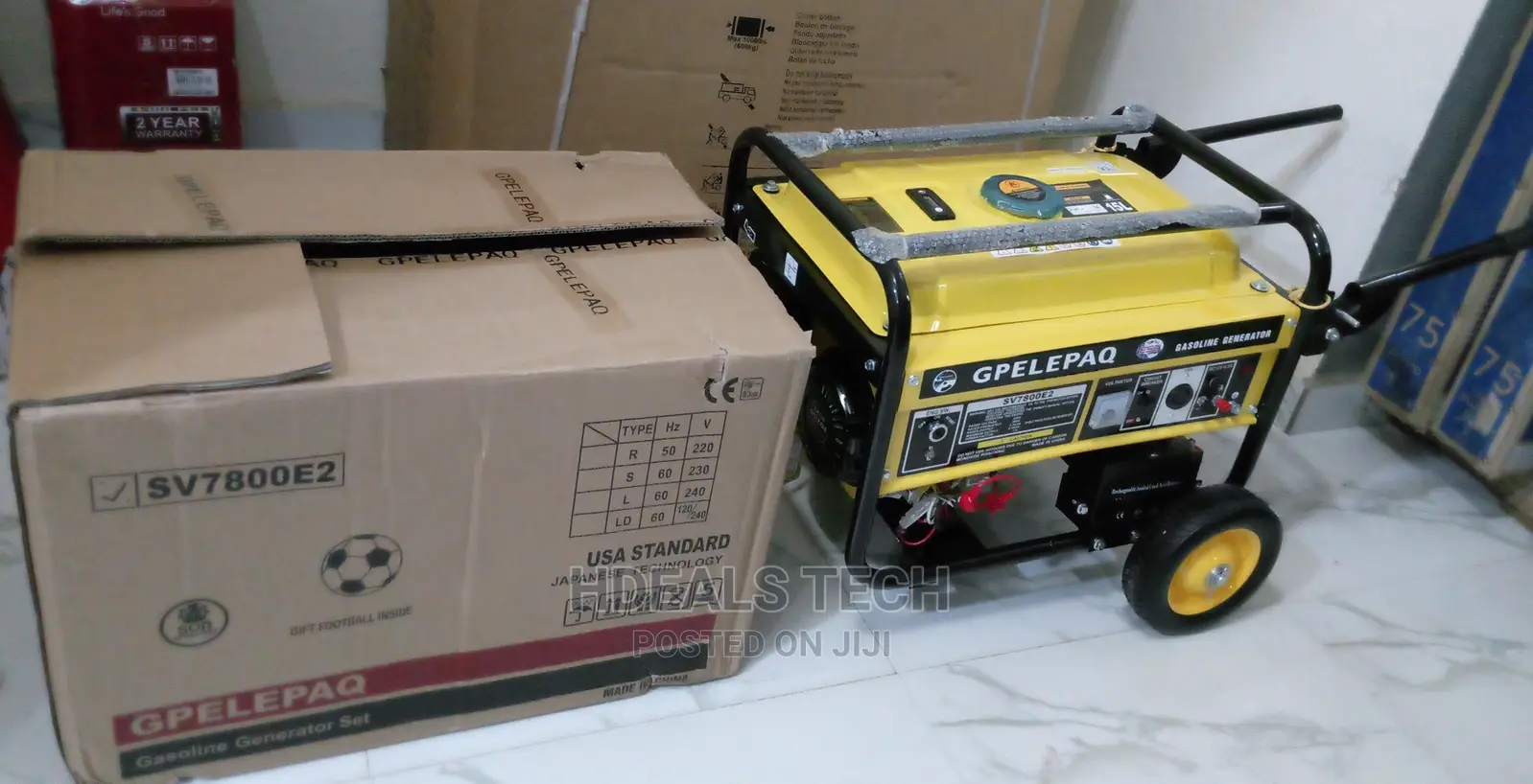 Latest 5.0KVA Gp-Elepaq Key-Start Generator [SV7800E2].