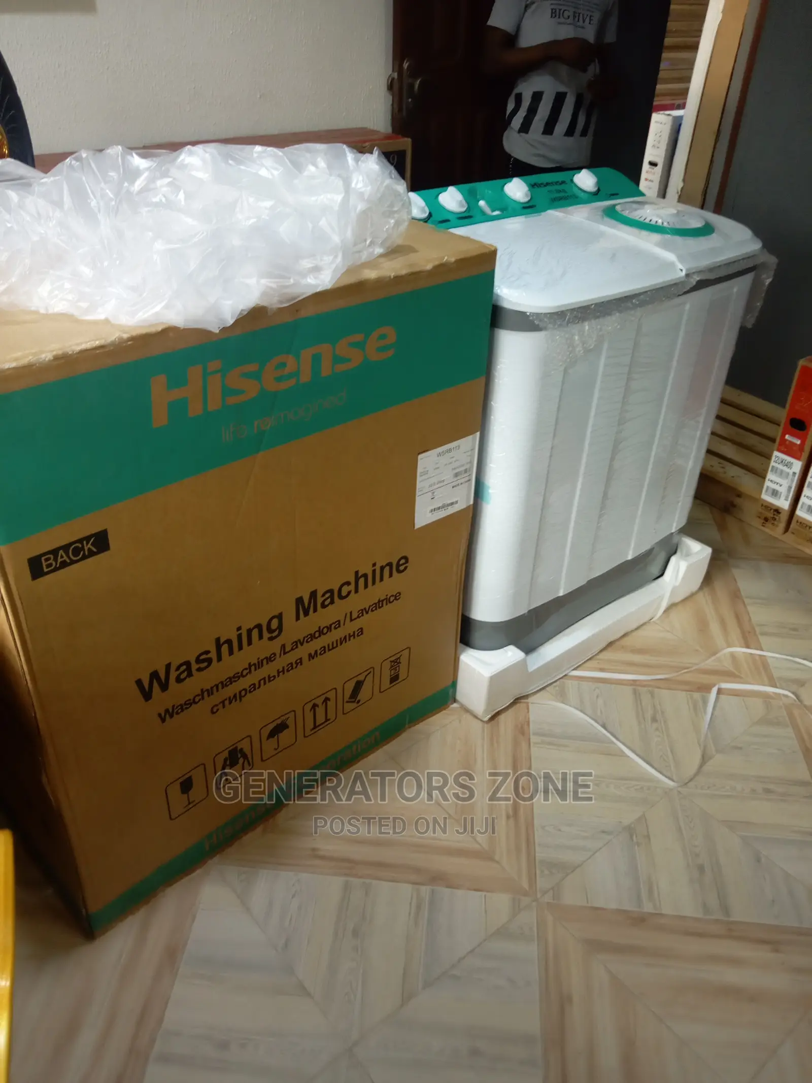 Top Load Wsrb113-Semi Automatic Hisense 11kg Washing Machine
