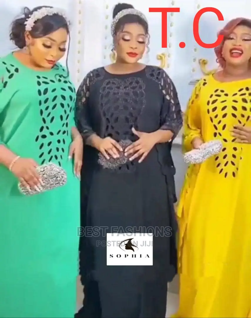 Ladies 2 Pieces Bubu Gowns