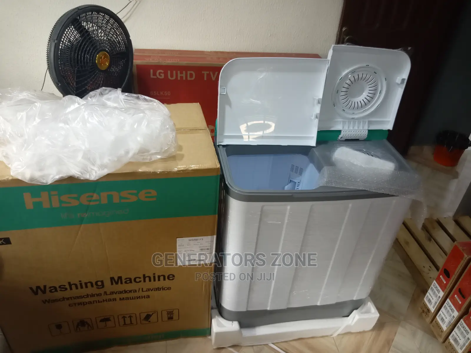 Hisense Brand New Full Plastic 11kg Washing Machine-Wsrb113