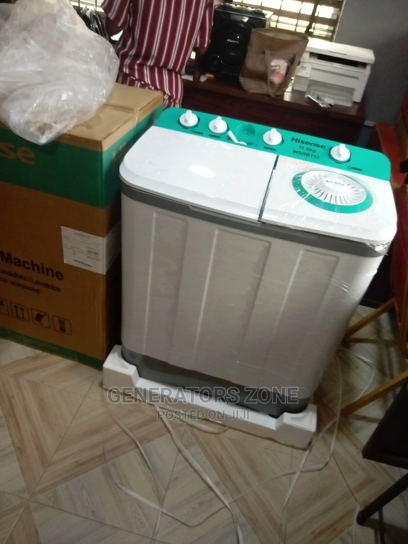 Hisense Wsrb113-11kg -Washer Machine-Twin Tub-Semi-Automatic