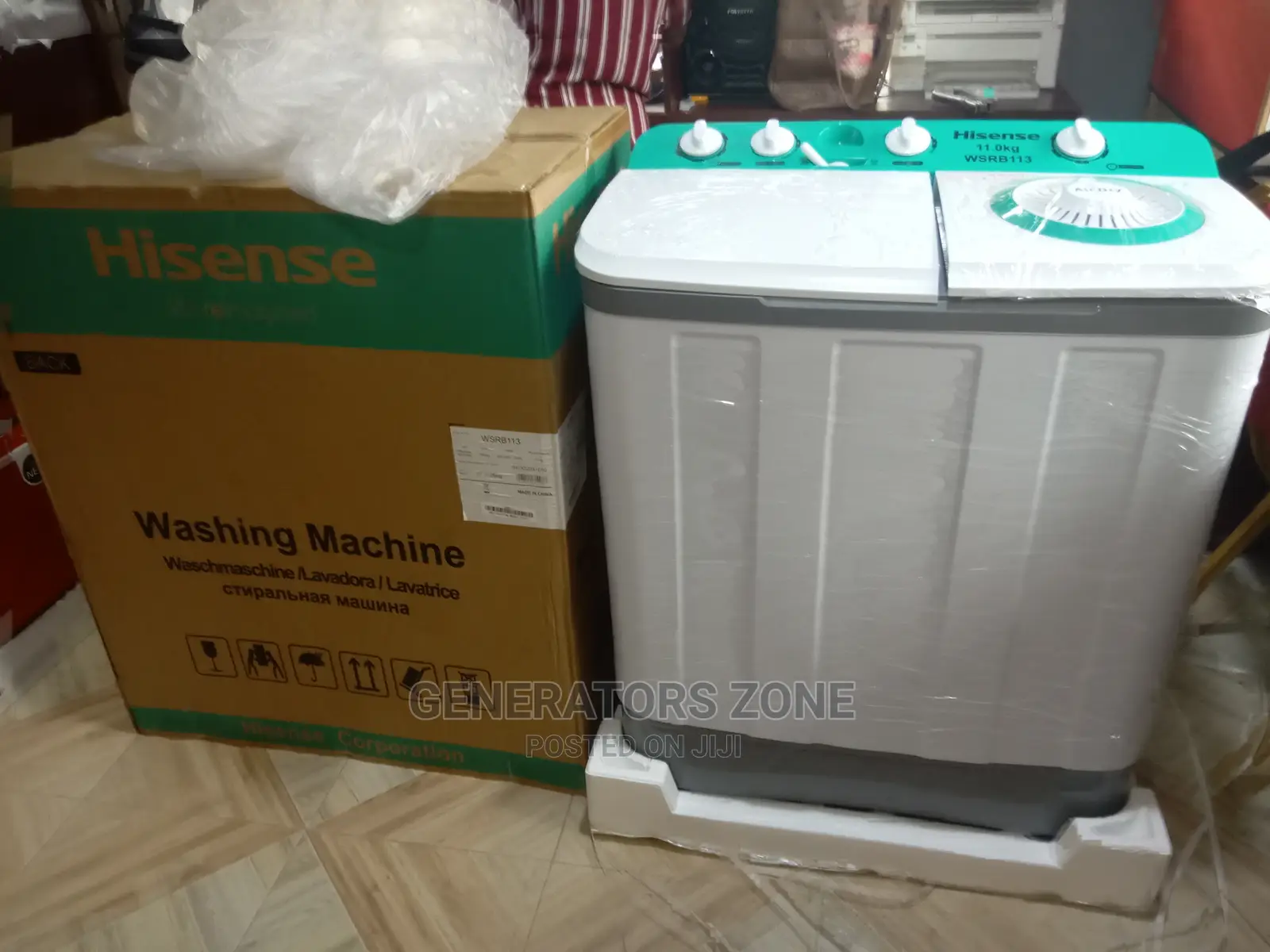 Affordable Hisense 11kg Washer Spin Dryer Machine-Wsrb113