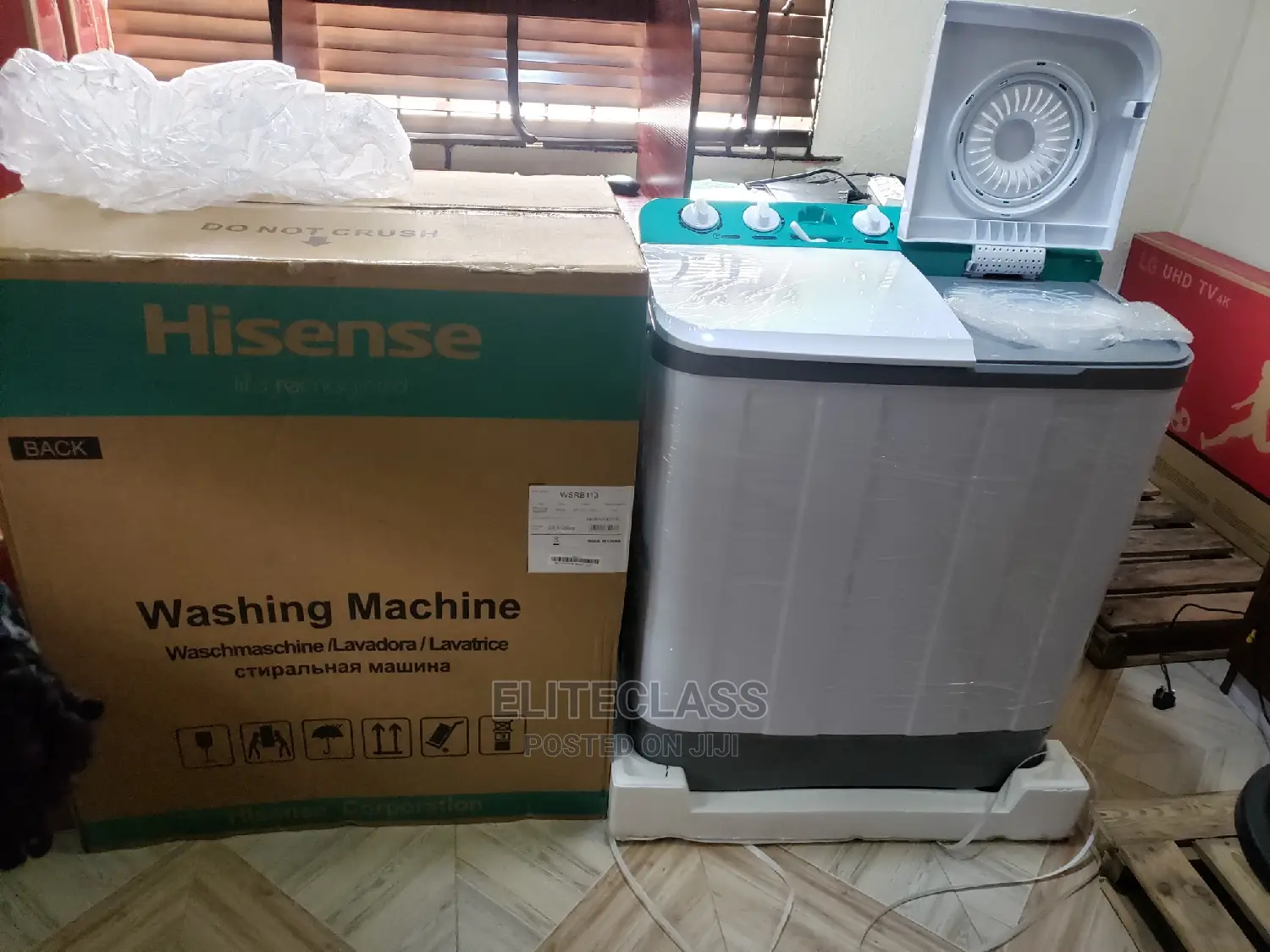 Hisense Washing Machine With 11kg Washing/Spinning Capacity