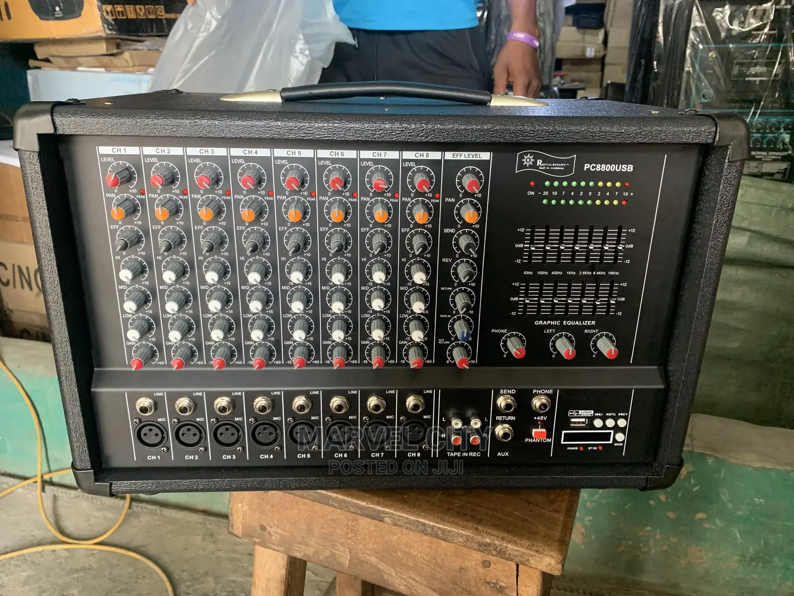 8 Channel Box Mixer