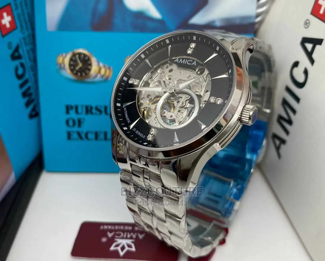 Original AMICA Full Steel Automatic Watch Available in Store
