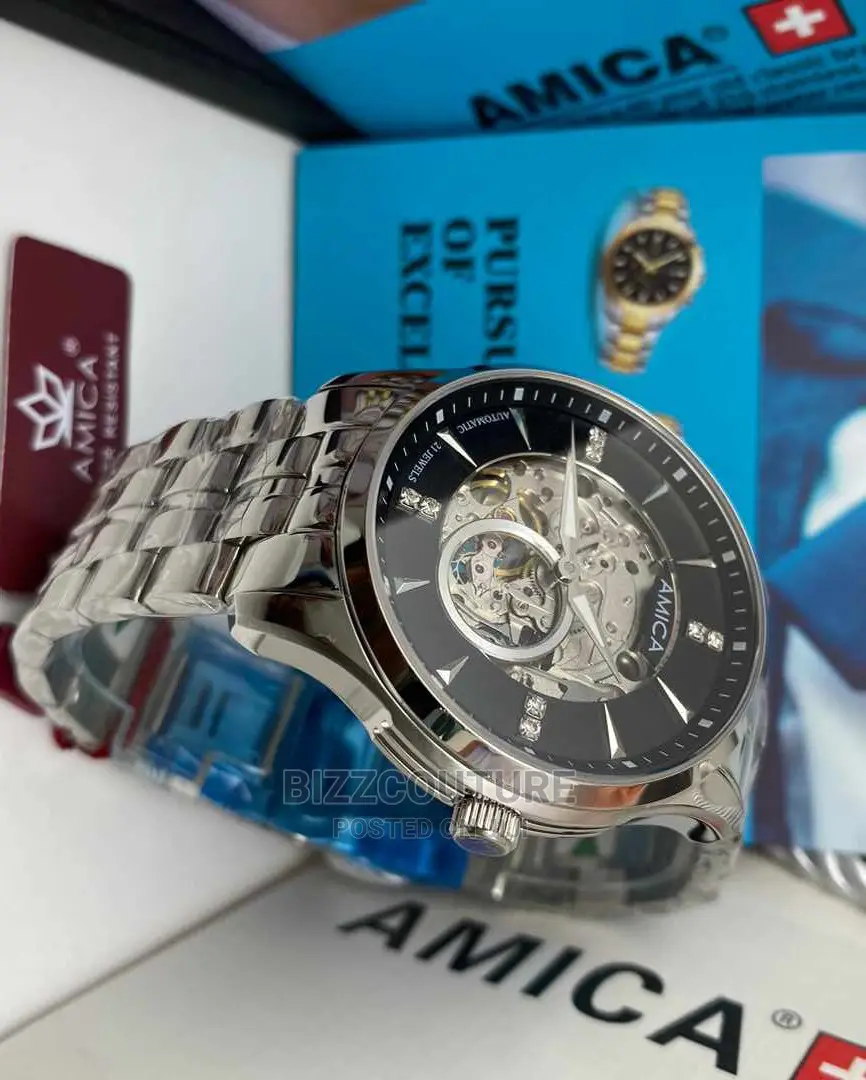 Original AMICA Full Steel Automatic Watch Available in Store