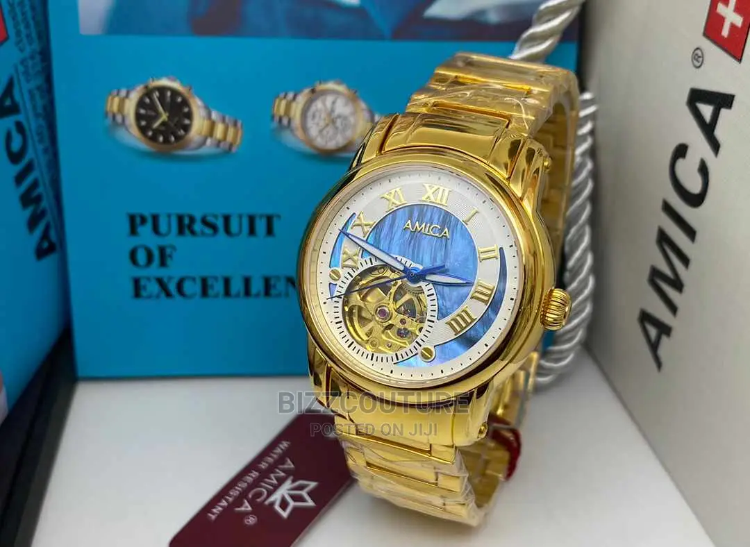 Original AMICA Full Steel Automatic Watch Available in Store