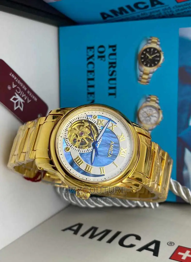 Original AMICA Full Steel Automatic Watch Available in Store
