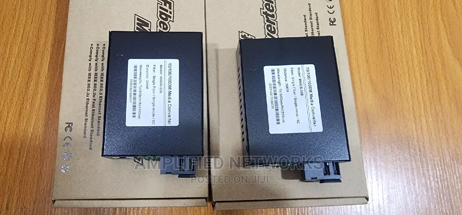 20km Single Fiber Media Converter