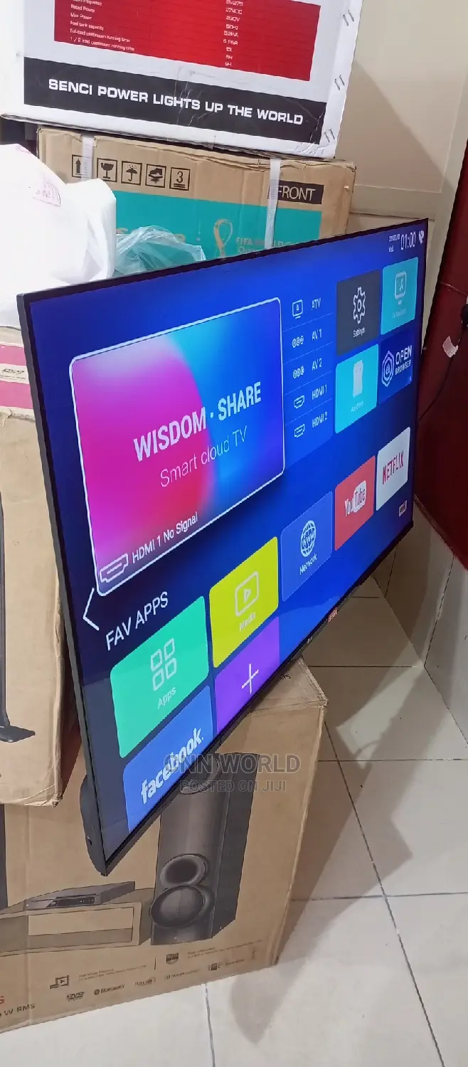 2025made>Lg Smart Android 55"Inch Flameless Tv Netflix App