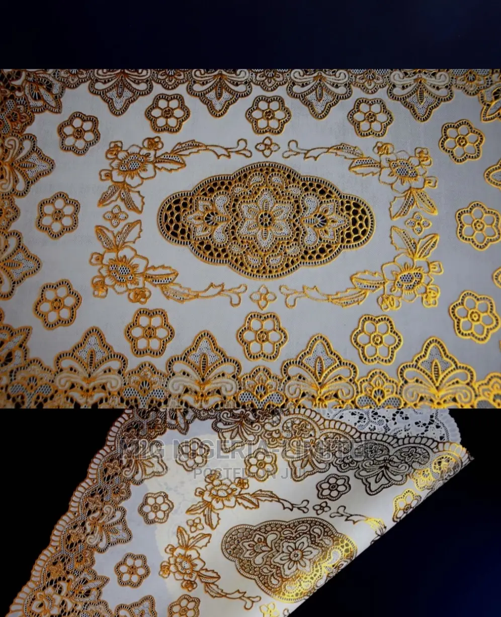 Bronzing Gold Race Plastics 6pcs Place Mat 30x45cm.