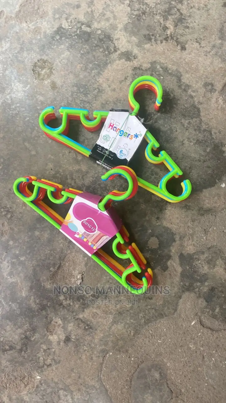 Colourful Plastic Kids Hangers