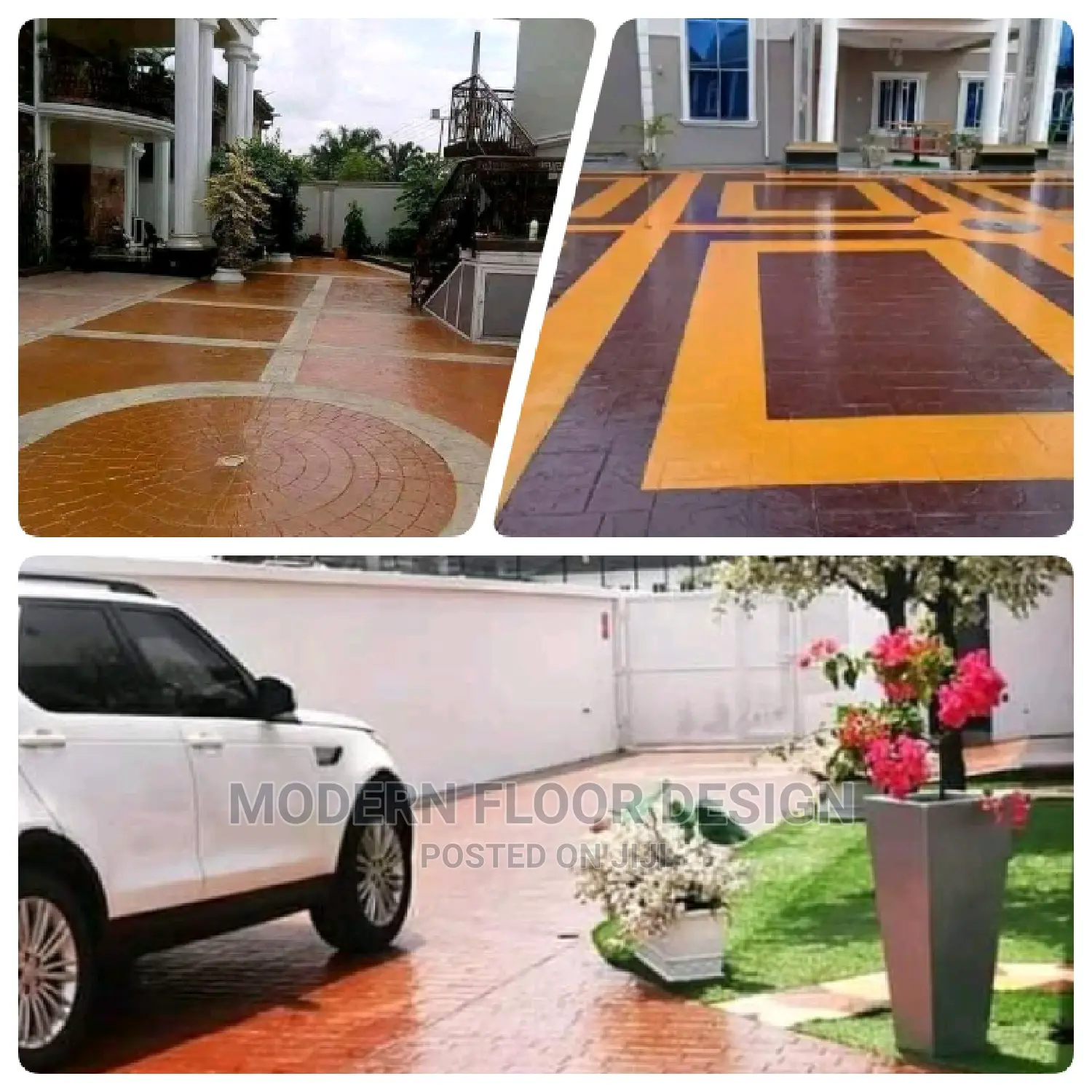 Copper City Modern Stamps Floor