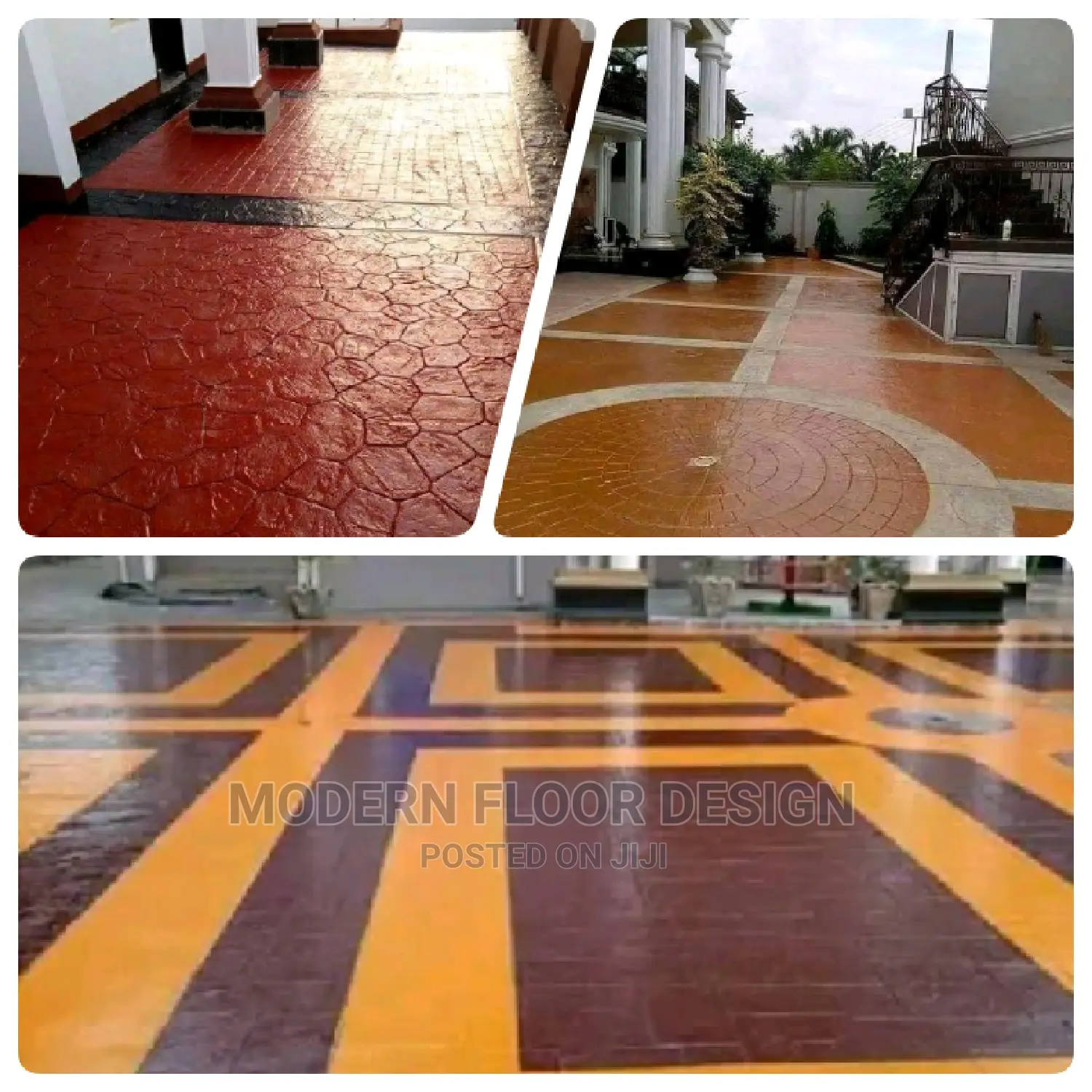 Copper City Modern Stamps Floor
