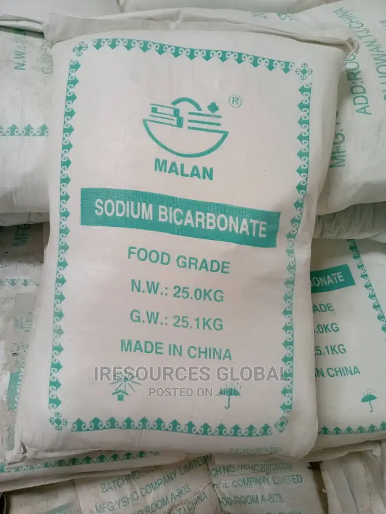Sodium Bicarbonate or Baking Soda Food Grade 99%Min 25kg Bag