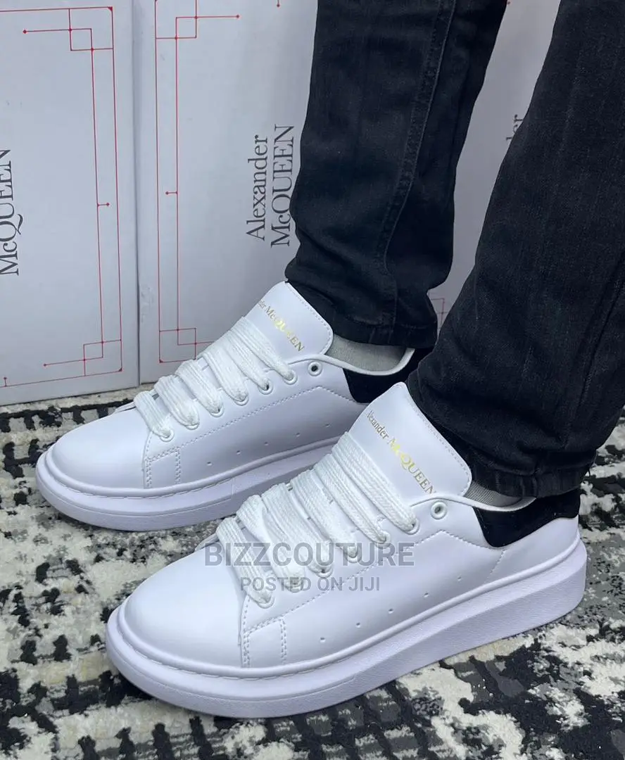 Original ALEXANDER McQueen White Sneakers Available in Store