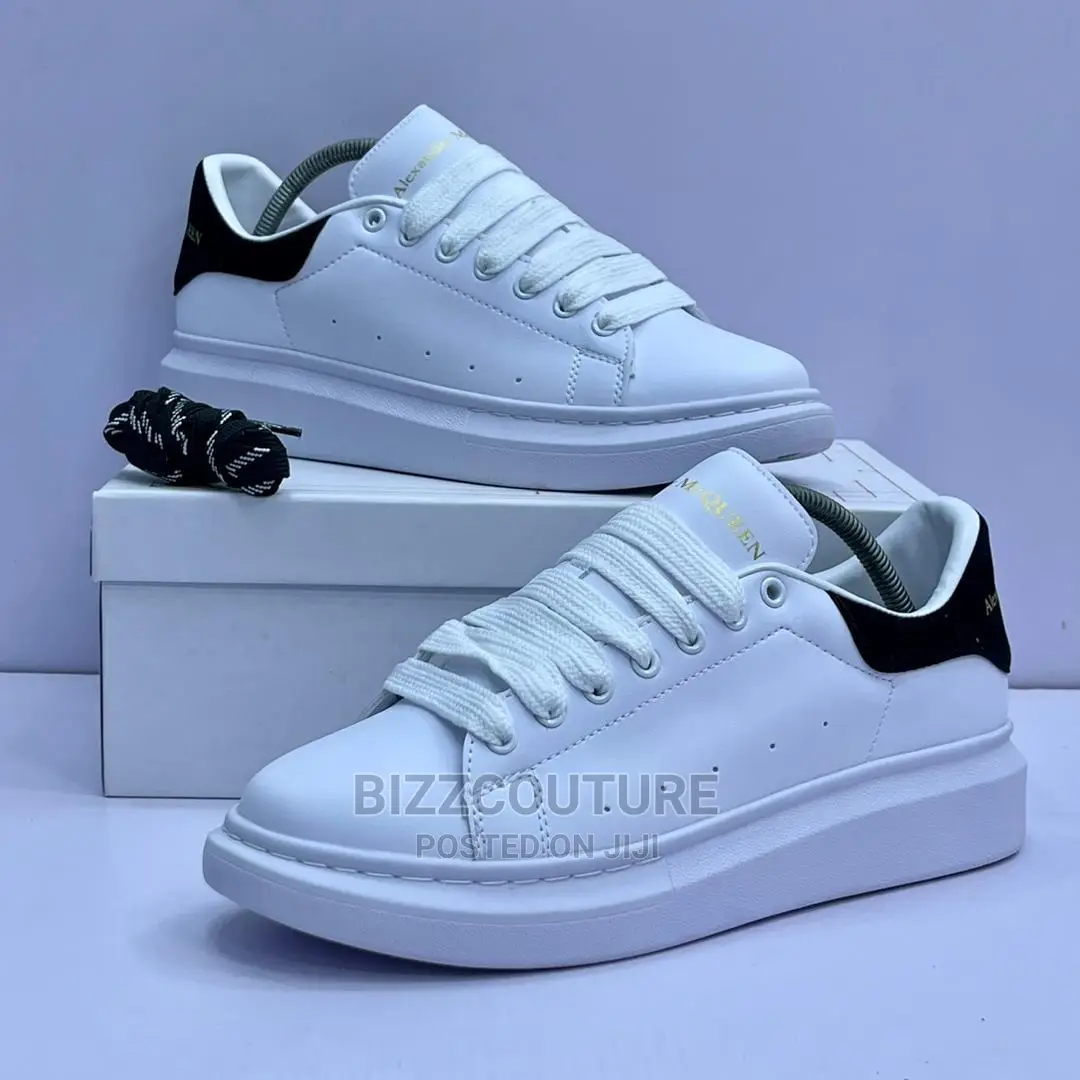 Original ALEXANDER McQueen White Sneakers Available in Store