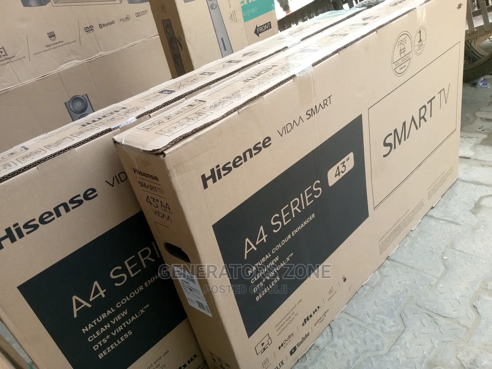 43 43A4G With Internet Features-Hisense 43'' Uhd TV