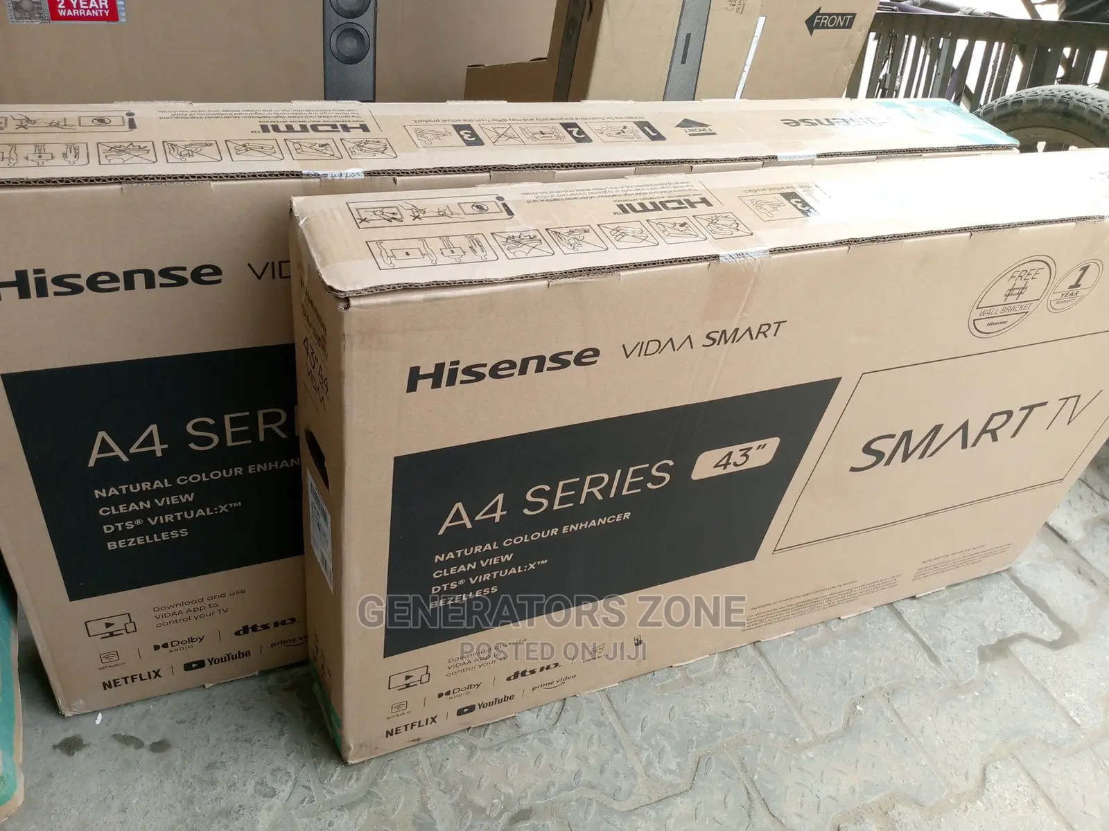Hisense 43'' Ultra High Definition Smart Tv-43a4g