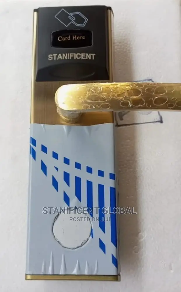 Stanificent Hotel Card Lock - SGT-Rf-Gl01 (Gold)