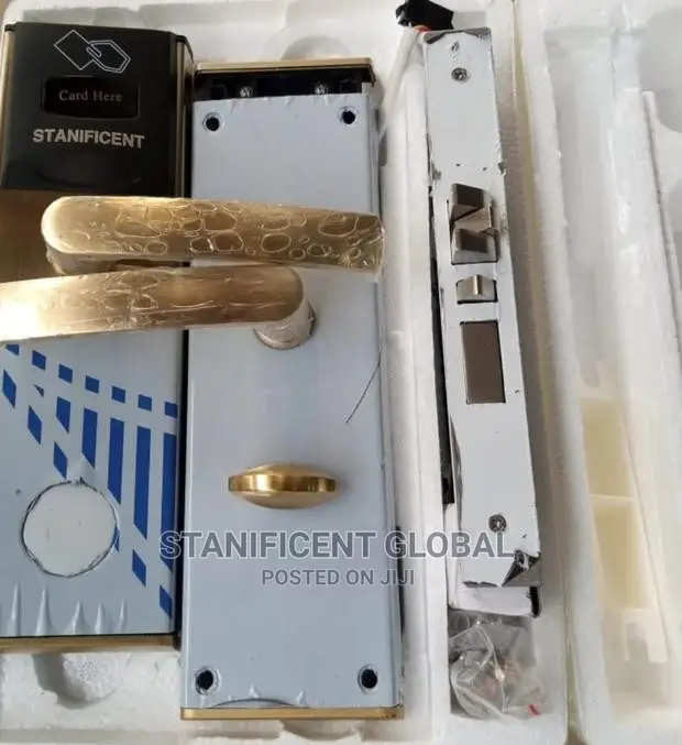 Stanificent Hotel Card Lock - SGT-Rf-Gl01 (Gold)