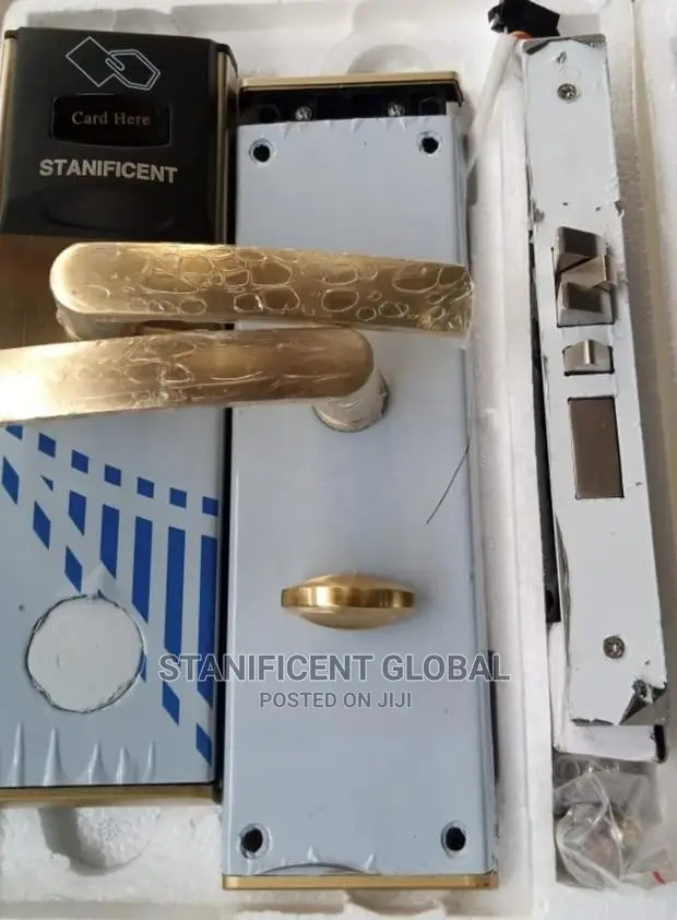 Stanificent Hotel Card Lock - SGT-Rf-Gl01 (Gold)
