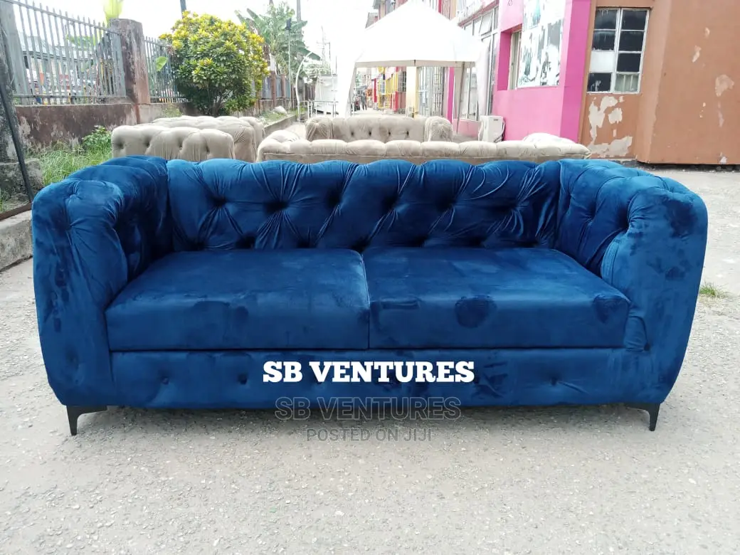 Quality 7 Seater Living Room Fabric Made Sofa Chair.