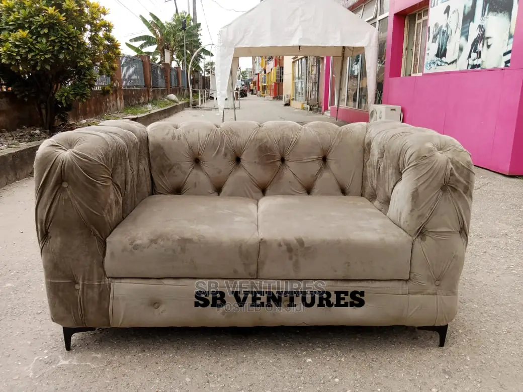 Quality 7 Seater Living Room Fabric Made Sofa Chair.