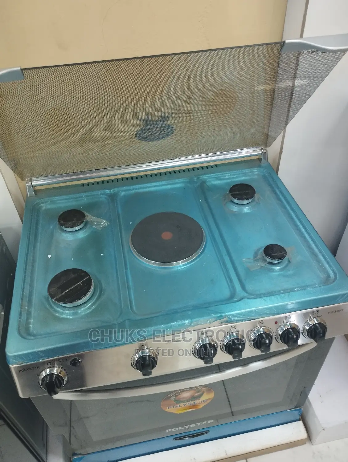 Polystar Standing Gas Cooker 4gas 1electric