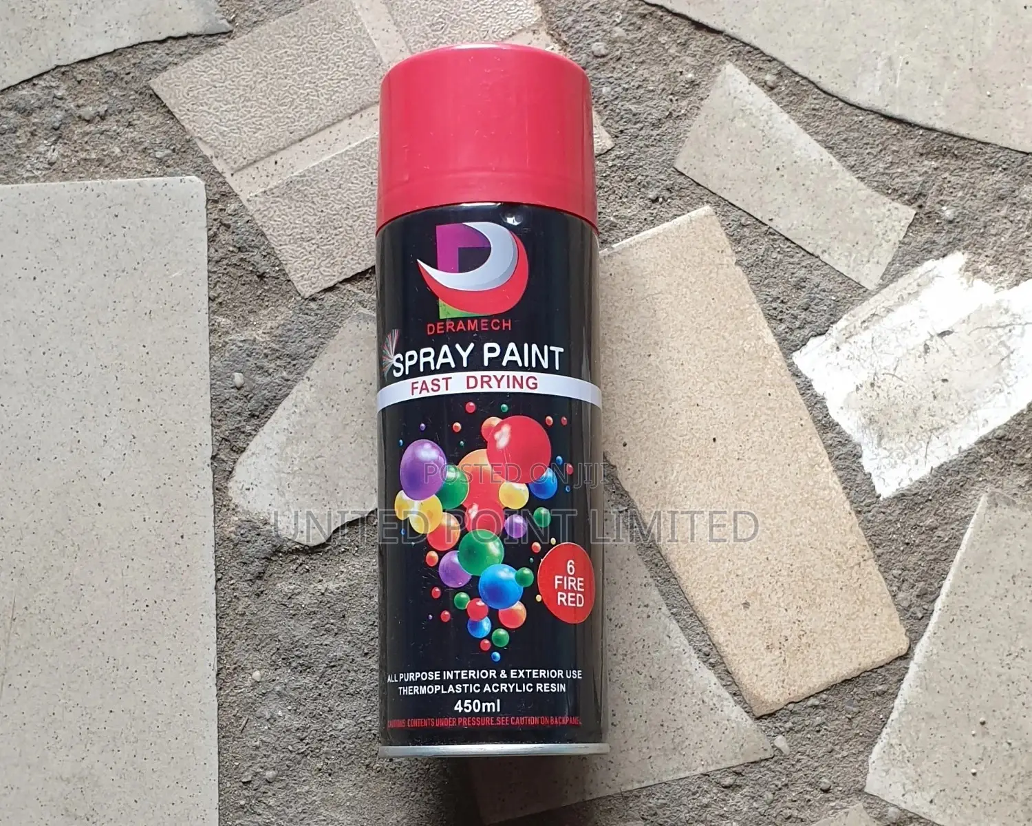 Spray Paint Fire Red