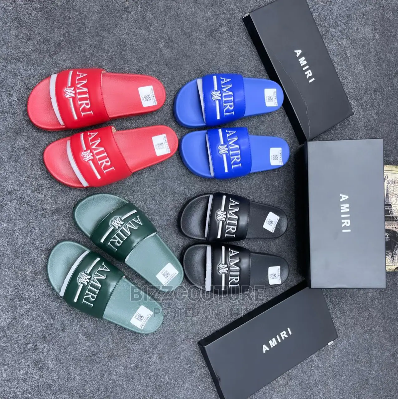 Original AMIRI Slides Available in Store