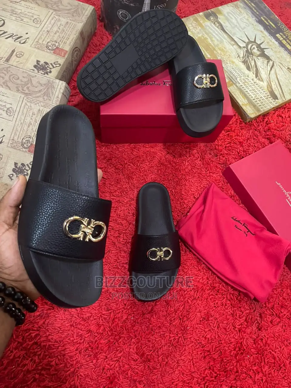 Original SALVATORE FERRAGAMO Slippers Available in Store