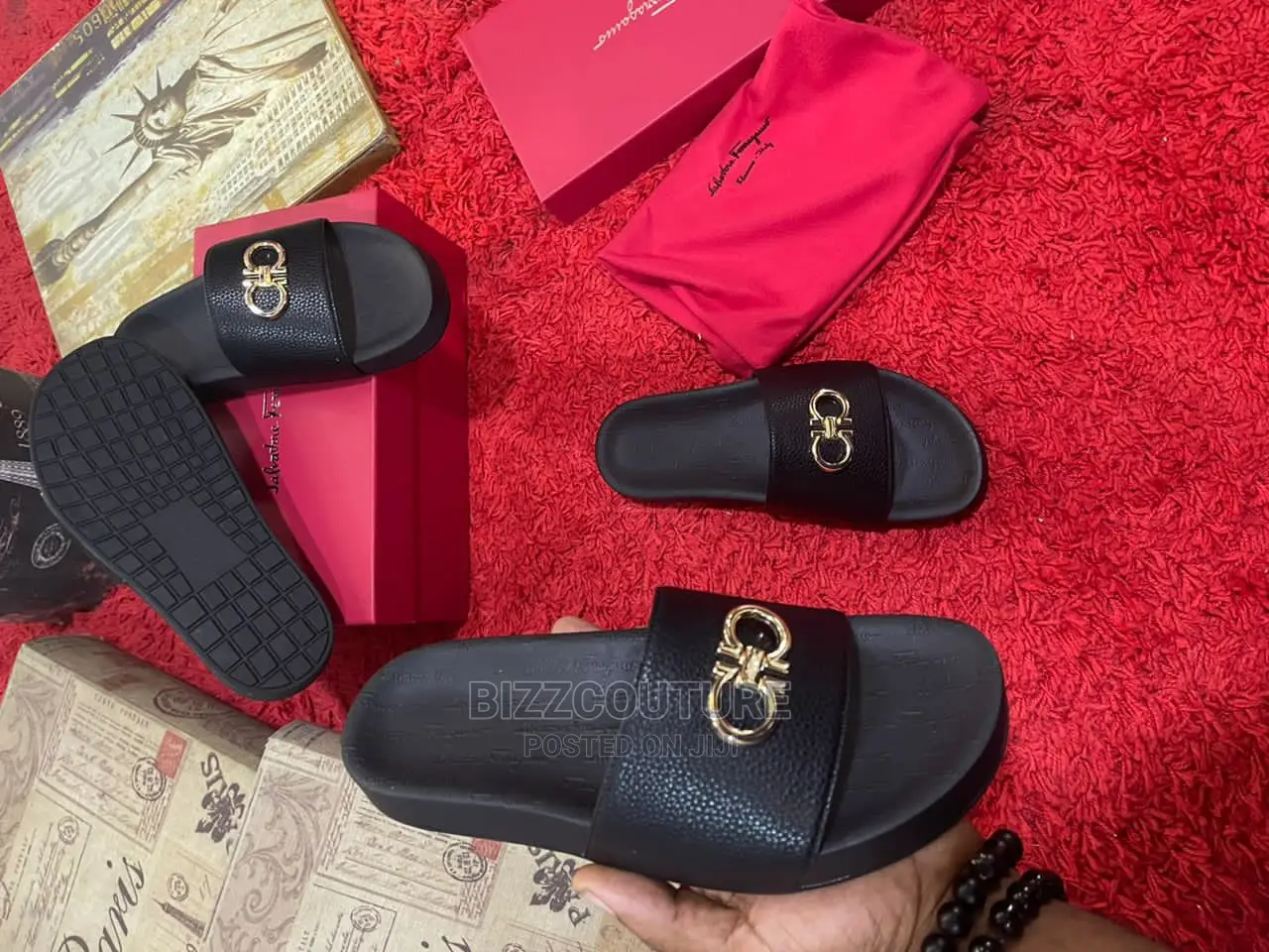 Original SALVATORE FERRAGAMO Slippers Available in Store