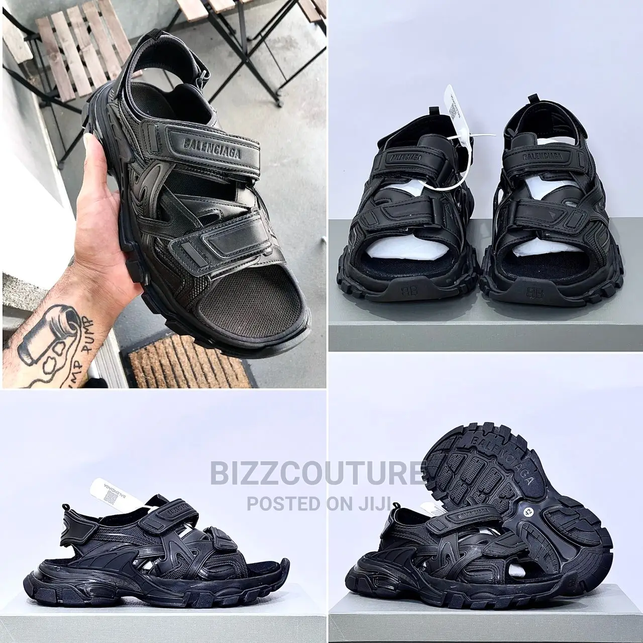 Original BALENCIAGA Track Sandals Available in Store