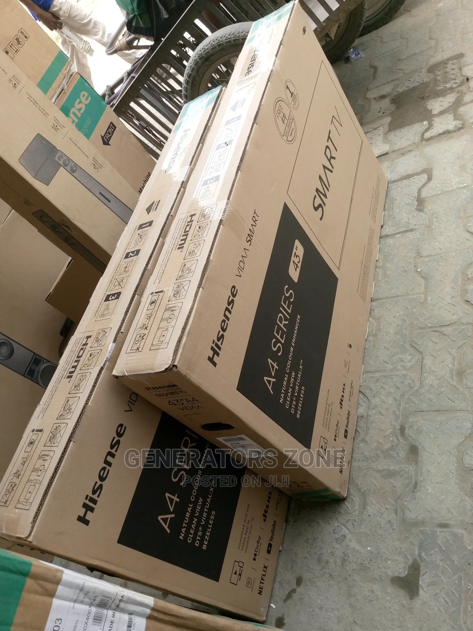 Brand New Hisense (43'') Uhd Tv-Smart TV With Bluetooth