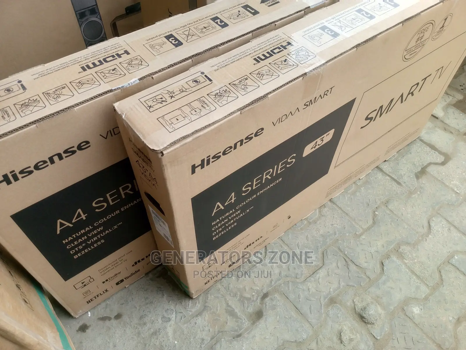 Uhd Smart Tv Hisense 43a4g-43'' Tv(Brand New)+Bluetooth