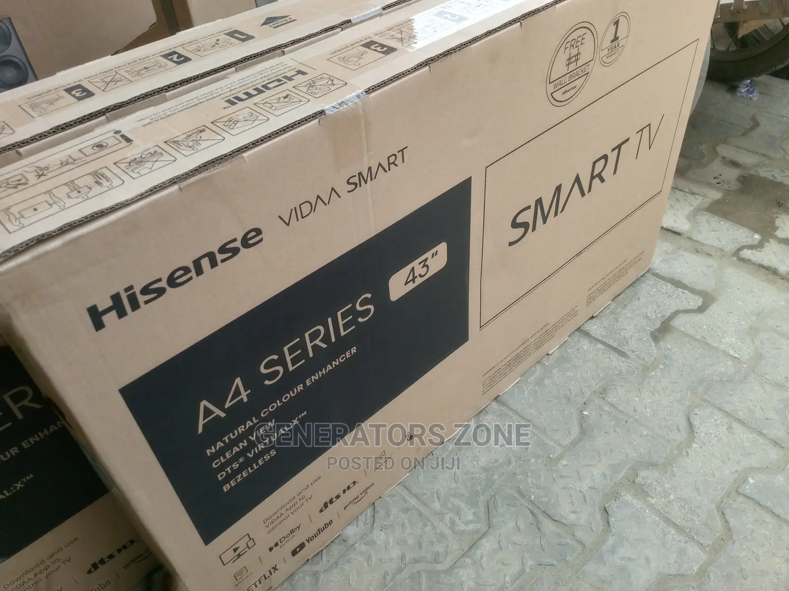 43'' Hisense 43A4G Uhd Smart Television +Netflix,Usb