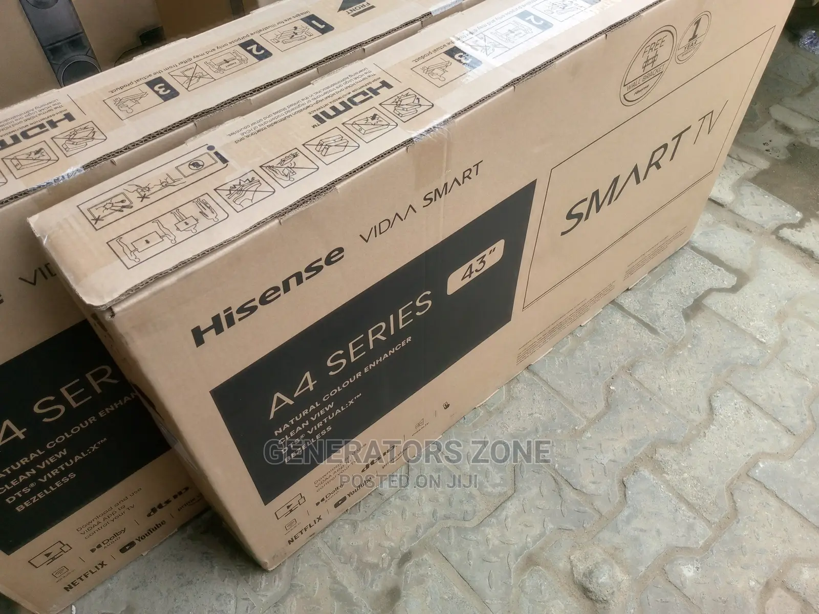 43'' Hisense 43A4G Uhd Smart Television +Netflix,Usb