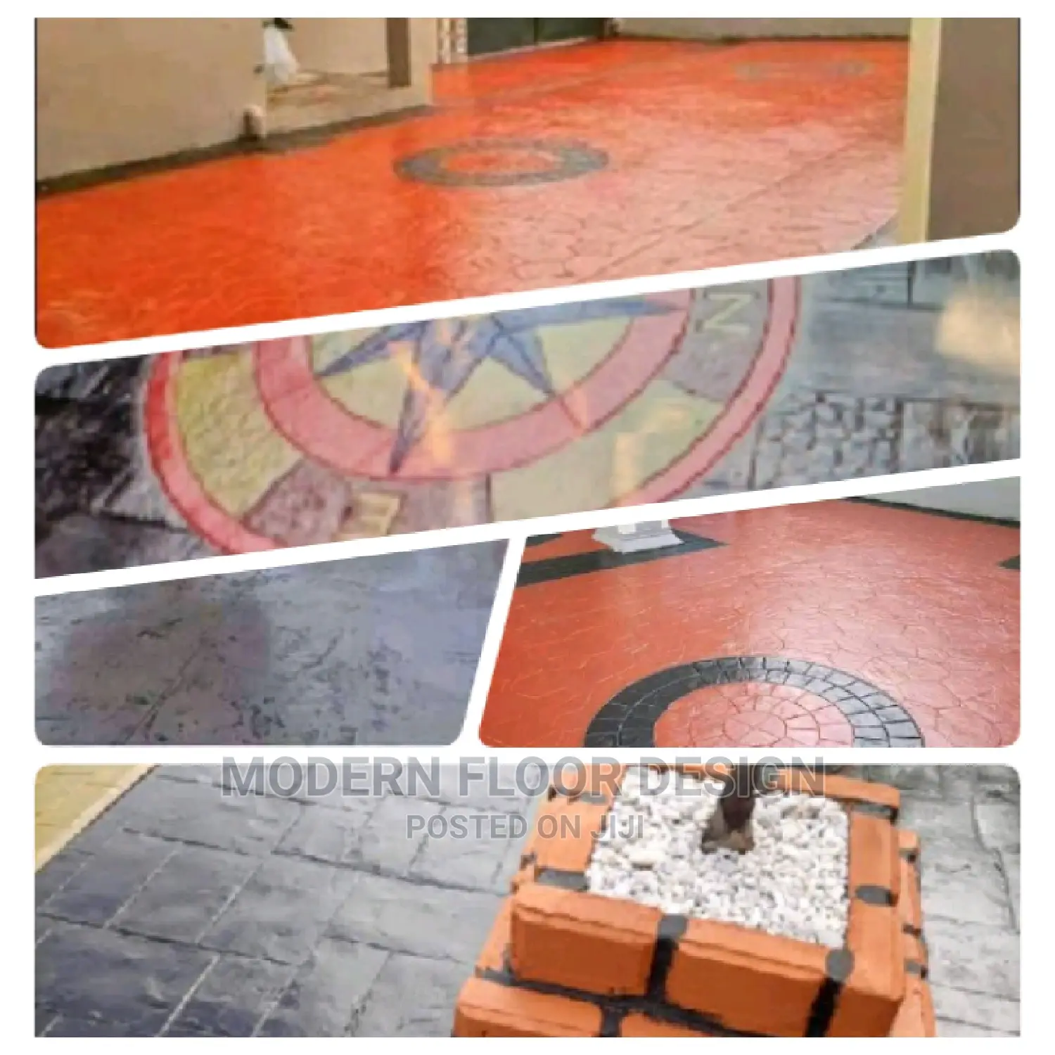 Mostly Tremont Modern Stamps Floor